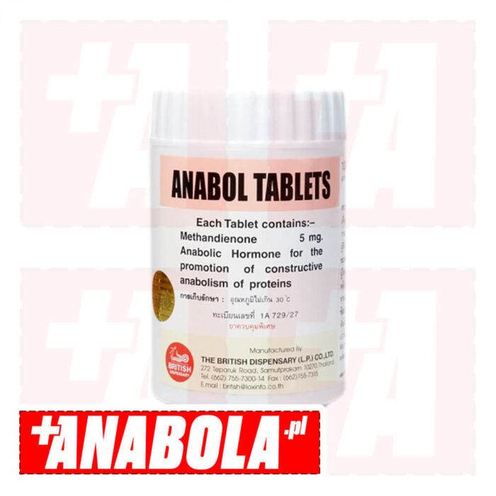 Methandienone British Dispensary Anabol | 1000 tab - 5 mg/tab