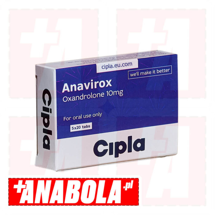 Oxandrolone Cipla Anavirox | 20 tab - 10 mg/tab