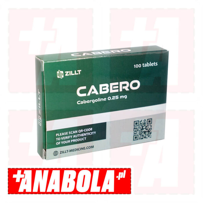 Cabergoline Zillt Medicine Cabero | 25 tab - 0.25 mg/tab