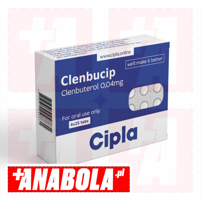 Clenbuterol Cipla Clenbucip | 25 tab - 40 mcg/tab